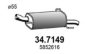 OPEL 5852616 End Silencer